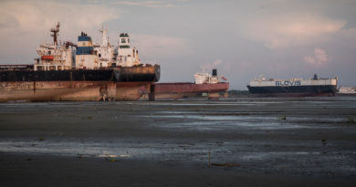 Un chantier de déconstruction au Bengladesh