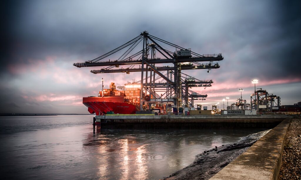Port London DP World Container