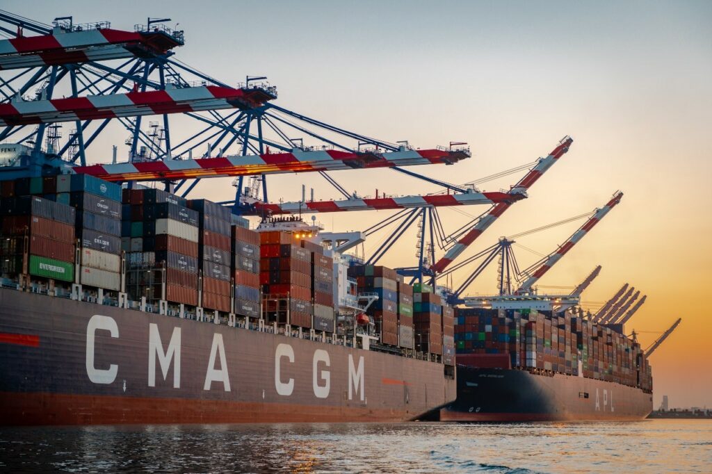 CMA CGM Container Los Angeles Port
