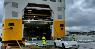 Port Toulon trafic roulier Telsa