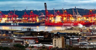 Port Durban Afrique du Sud Transnet