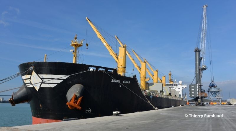 GPM La Rochelle Anse Saint Marc déchargement céréales