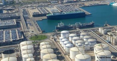 Vue aérienne du Port de Barcelone