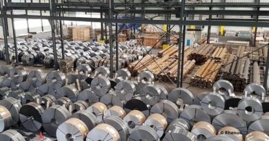 Stocks d'acier. © Rhenus