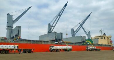 Navire pour les Sucreries du Gabon en escale à NOIP