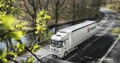 Camion aux couleurs de Schenker