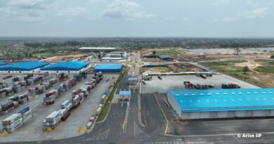 Le port sec d'Adétikopé à Lomé