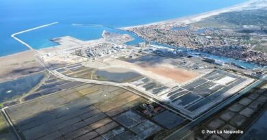 Une vue aérienne de Port La Nouvelle