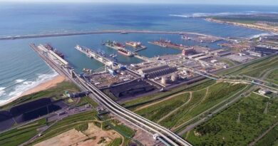 Vue aérienne du port de Jorf Lasfar