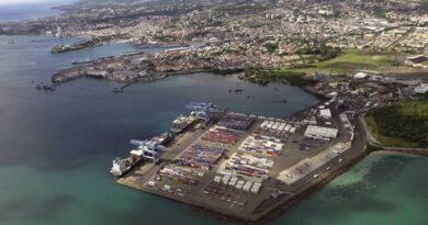 Le terminal à conteneurs du GPM de la Martinique