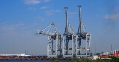 Portiques Haropa en attente