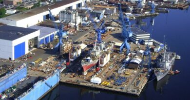 Chantier de construction navale aux États-Unis