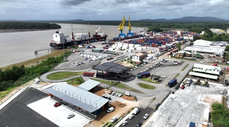 Vue aérienne du GPM de la Guyane