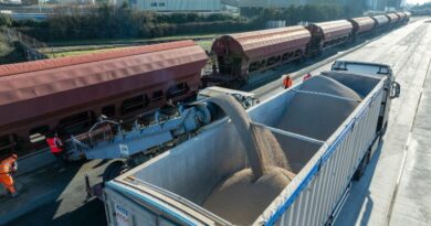 Chargement d'engrais à la plateforme civile et militaire du GPM La Rochelle