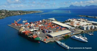 Vue aérienne du quai du commerce international