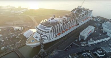 Les chantiers de l'Atlantiquez à Saint Nazaire