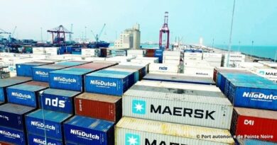 Conteneurs dans le Port autonome de Pointe Noire