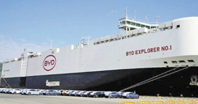 Navire BYD en escale dans un port européen