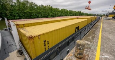 Medlog, filiale logistique de MSC, a inauguré le terminal de Bruyères sur Oise dans la circonscription de Haropa Port.
