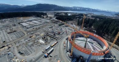 Le site de Kitimat pour le compte de Canada GNL