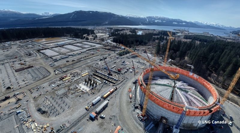 Le site de Kitimat pour le compte de Canada GNL