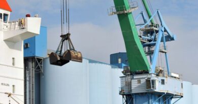 Manutention de vracs solides au GPM de Marseille-Fos