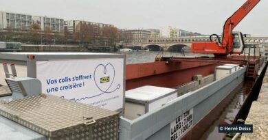 La logistique urbaine au coeur de la capitale profite du fluvial