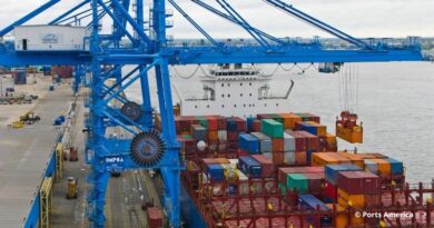 Le terminal de Ports America dans le port de la Nouvelle Orléans