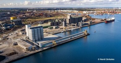 Le silo 9 de Nord Céréales au GPM de Dunkerque