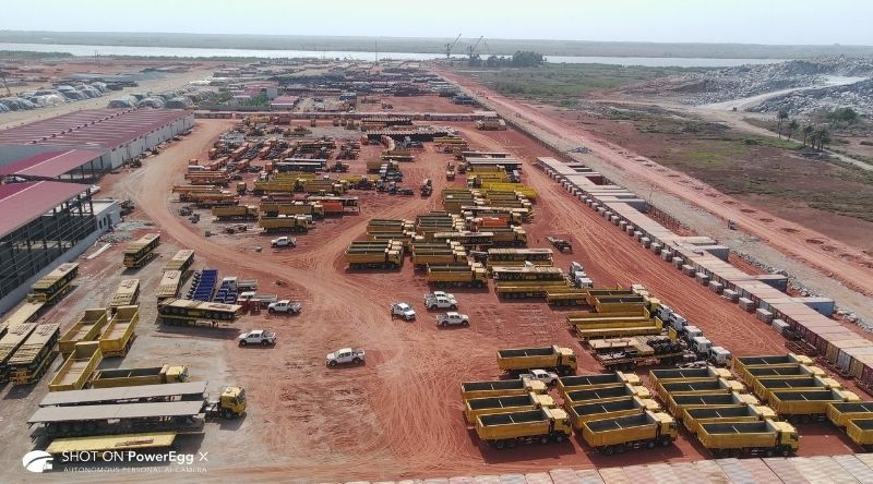 Le port guinéen pour l'exportation des minerais de fer de Simandou.
