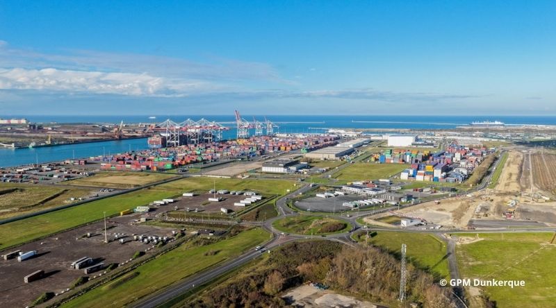Le trafic du GPM de Dunkerque se développe par les implantations logistiques et industrielles.
