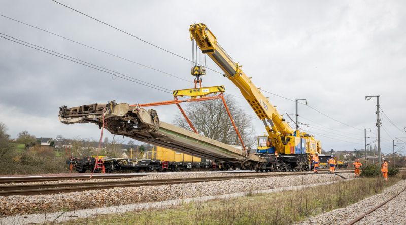 Les opérations de relevage menées par NGE sont terminées à Carentan.