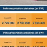 Les flux conteneurs en Afrique