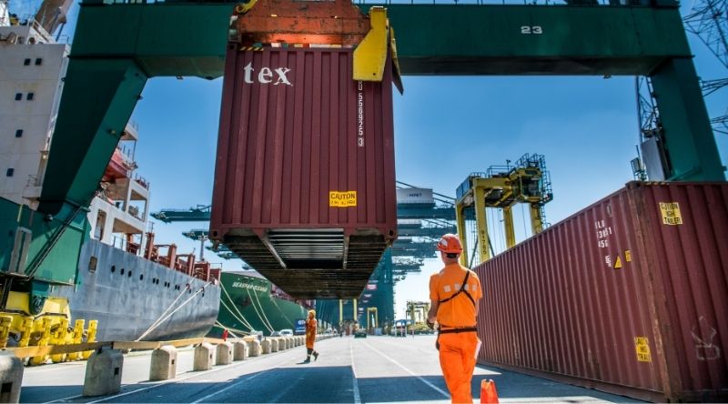 Le port d'Anvers-Bruges affiche une baise de 4,1% de son trafic.