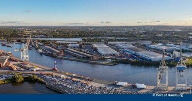 Le trafic conteneurs du port de Hambourg affiche une progression à 8,3 MEVP.