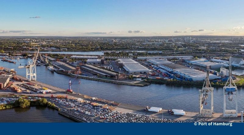 Le trafic conteneurs du port de Hambourg affiche une progression à 8,3 MEVP.