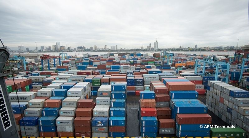 L'African Ports Connectivity Index est meilleur dans le nord du continent que dans le centre et l'ouest.